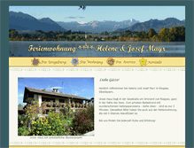 Tablet Screenshot of ferienwohnung-mayr-riegsee.de